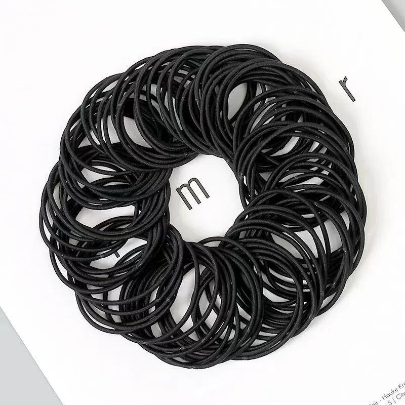 100 pièces/ensemble femmes 3.5cm bandes de cheveux élastiques en nylon de base queue de cheval cheveux scrunchie bandes de caoutchouc bandeau cheveux accessoires chapeaux 100 pièces/ensemble femmes 3.5cm bandes de cheveux élastiques en nylon de base queue de cheval cheveux scrunchie bandes de caoutchouc bandeau cheveux accessoires chapeaux