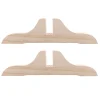 support en bois pour porte mobile, 2 pièces, support de synchronisation, écran d'accueil, pied rapide, résistant à l'usure, épaissi