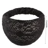 bandeau à fleurs en maille antidérapante, cerceau pour cheveux, dentelle creuse, accessoires pour cheveux, style coréen, large enveloppe de tête latérale pour filles