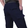 Été décontracté léger armée militaire pantalons longs mâle imperméable séchage rapide cargo camping salopette pantalon tactique respirant