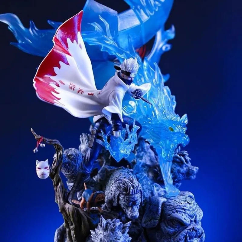 26 cm naruto hatake kakashi gk modèle anime figurines d'action faites à la main étui de bureau décoration ornement cadeau 26 cm naruto hatake kakashi gk modèle anime figurines d'action faites à la main étui de bureau décoration ornement cadeau