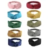 2024 nouveau design mode femmes été style bandeaux bohème fille croix turban pansement bandanas bandeaux cheveux accessoires