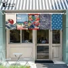 petit rideau suspendu de style japonais, drapeau de porte de cuisine, rideau de séparation suspendu izakaya pour la maison