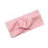 grande taille bébé bandeau filles yoga sport enfants enfants adultes femmes pansement solide torsadé noué doux cheveux accessoires turban