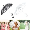 Parapluie de mariage voile accessoires de douche nuptiale parapluies décoratifs pour Parasol parasol femme Parasols dentelle
