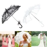 Parapluie de mariage voile accessoires de douche nuptiale parapluies décoratifs pour Parasol parasol femme Parasols dentelle