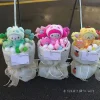 sanrio kuromi cinnamoroll mymelody pompompurin hello kitty kawaii poupée de dessin animé bouquet anime fille mignon cadeau d'anniversaire de saint valentin