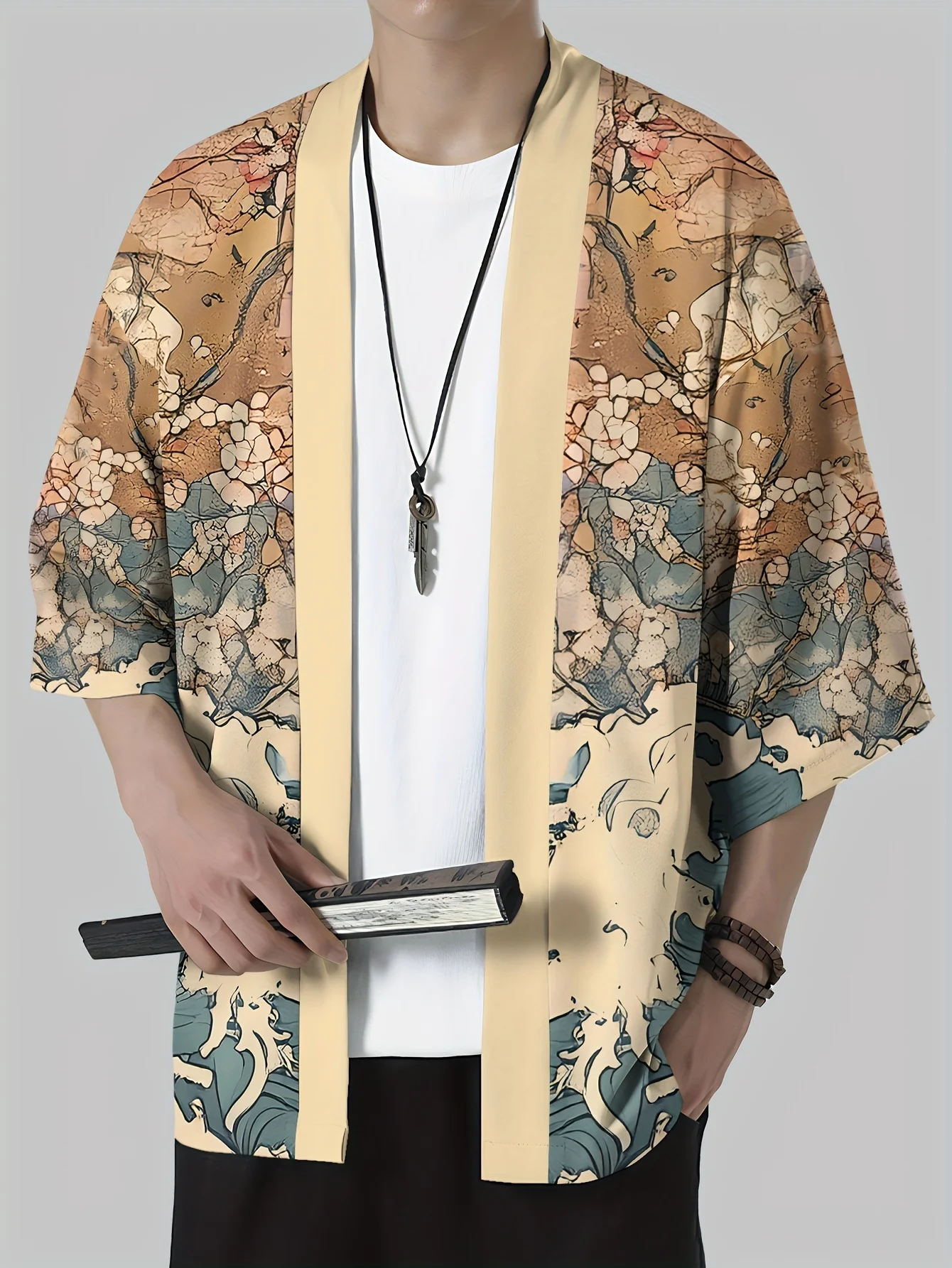 2025 kimono japonais pour hommes traditionnel japonais relief culture robe imprimée yukata vêtements japonais décontracté kimono ample 2025 kimono japonais pour hommes traditionnel japonais relief culture robe imprimée yukata vêtements japonais décontracté kimono ample
