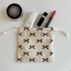 coréen bow proximity wstring poudres mini sac de rangement pour cosmétiques, y2k, sweet kawaii string, mini sac de rangement pour bol