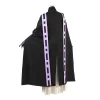 demon slayer cosplay costume pour hommes et femmes, ensembles de perruques, kimetsu no yaiba, tenue d'halloween, anime, kimono, doma douma