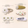 2025 mignon fleur épingles à cheveux ensemble enfants bébé filles enfants pinces à cheveux épingle barrettes accessoires pince à cheveux chapeaux coiffure ornement
