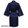 peignoir de demoiselle d'honneur en satin, kimono de ixde mariage, pour Équipe de la mariée, éventuelles 601