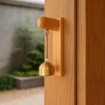 Sonnette de porte en bois de Style japonais, son délicat, cloches clang rustiques pour commerçants, carillon éolien fait à la main, signe de numéro de rue Sonnette de porte en bois de Style japonais, son délicat, cloches clang rustiques pour commerçants, carillon éolien fait à la main, signe de numéro de rue