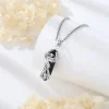 eudora collier prismatique en obsidienne hexagonale pour femme, pierre de guérison punk, pendentif en clip, bijoux de personnalité, cadeau