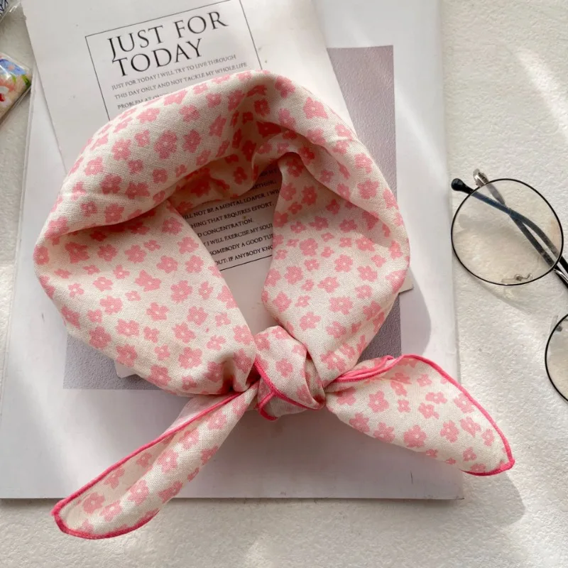 injplanchers f bandeau de sauna rétro en coton et lin pour femme, petit carré floral frais, bande décorative cryptée, version coréenne exquise injplanchers f bandeau de sauna rétro en coton et lin pour femme, petit carré floral frais, bande décorative cryptée, version coréenne exquise
