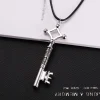 sumeng 2024 attaque sur titan collier eren clé shingeki no kyojin pendentif mode vintage rétro anime bijoux pour hommes cosplay