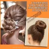 kit d'épingles à cheveux brunes en forme de u, ensemble d'attaches à cheveux, rangement facile, pinces en métal, boîte de rangement pour épingles à cheveux, mariages et fêtes, 03/wear