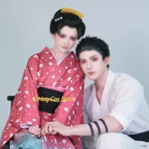 Halloween Koyuki Cosplay Costume kimono Koyuki Soyama Hakuji femme femmes tenues japonaises rose vêtements perruque ANime film vêtements Halloween Koyuki Cosplay Costume kimono Koyuki Soyama Hakuji femme femmes tenues japonaises rose vêtements perruque ANime film vêtements