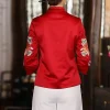 chemisier brodé style ethnique rétro broderie chemisier chinois femmes nouveau style veste manteau en coton ample femmes automne hanfu