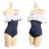 tsukiyuki miyako cosplay fantaisie sexy kawaii été maillot de bain anime jeu bleu archives costume déguisement adulte femmes tenues