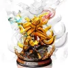 gk naruto shippuden anime 35 cm figurine mode chakra kurama avec sasuke itachi statue collection jouet kyuubi figma
