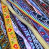 ruban de dentelle de broderie ethnique vintage, garniture boho, accessoires de sac bricolage everthe, brodé, cent styles, 5 yards, 16 ~ 25mm, 5/8, 1 po