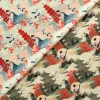 1 pièce, tissu imprimé à motifs architecturaux anciens crée une riche atmosphère de poésie classique, tissu cousu à la main, 100% polyester