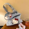 hello kitty sacs à bandoulière kawaii trousse à crayons grande capacité stylo sac cosmétique papeterie école étudiant sac à dos