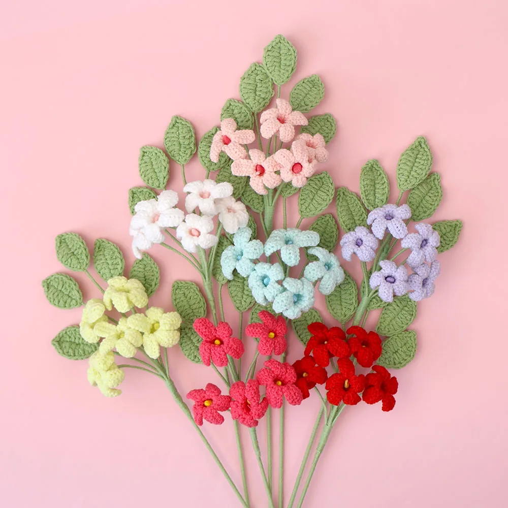 daphné odera crochet fleur bouquet créatif tissé à la main fleur mignon fleurs artificielles mariage décor à la maison cadeau daphné odera crochet fleur bouquet créatif tissé à la main fleur mignon fleurs artificielles mariage décor à la maison cadeau