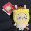 chiikawa hachiware usagi hong kong kawa série de thé à boire thé du matin pendentif en peluche porte clés, cadeau d'anniversaire
