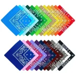 Bandana Hip Hop pour hommes et femmes, bandeaux de sauna en plein air, bandeaux de cheveux, écharpes de poignet, accessoires pour cheveux, mode, haute qualité, 23 styles