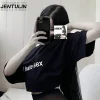 t shirt à manches courtes pour hommes, en coton harajuku, je déteste le sexe, lettre imprimée, punk hip hop, streetwear, vêtements gothiques y2k, haut ample, unisexe