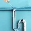 giemza drageur de canalisation à griffes pour toilettes, outil de débouchage de tuyau de vidange long en forme de salle, nettoyeur de tuyau domestique, 1pc