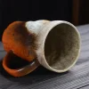 tasse à café japonaise de grande capacité de 800ml, tasse d'eau en céramique pour le lait, expresso, thé, bière, décoration de maison, cadeau, accessoires pour boissons