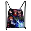 sac de rangement de voyage pour femme, anime japonais jujutsu kaimmense yuji itadori, proximité wstring, porte chaussures, adolescent, cadeau