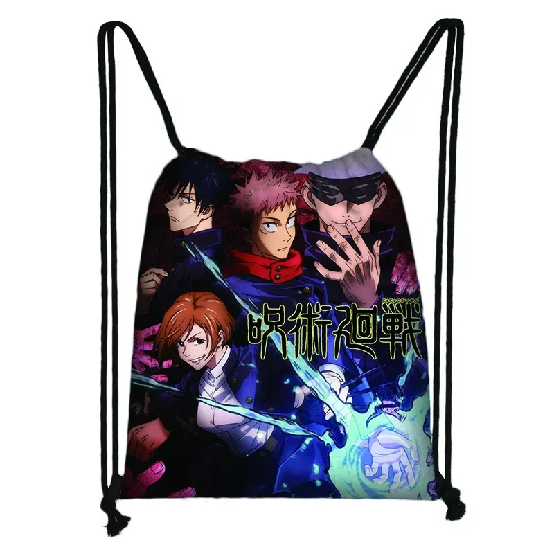 sac de rangement de voyage pour femme, anime japonais jujutsu kaimmense yuji itadori, proximité wstring, porte chaussures, adolescent, cadeau sac de rangement de voyage pour femme, anime japonais jujutsu kaimmense yuji itadori, proximité wstring, porte chaussures, adolescent, cadeau