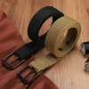ceinture pour hommes ceinture en cuir avec boucle ardillon en toile poreuse ceinture de sport de plein air ceinture à œillets tendance pour femmes avec ceinture en jean pour hommes femmes