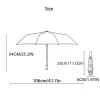nouveau parapluie météo 24 os parapluie automatique lumière pliable grand format parasol extérieur protection uv parapluie automatique