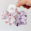 sanrio gros intestin anneau de cheveux hello kitty kuromi cannelle pochacco dessin animé imprimé côlon anneau élastique bandeau ornements