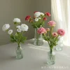 fleurs artificielles pour la décoration de la maison, fleurs de salon, ornements de table à manger, fête de mariage, floral, 3 têtes, 10 pièces