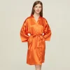 robes en satin de soie, peignoir de mariage, robe de demoiselle d'honneur, vêtements de nuit pour femmes