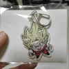 Dragonball Son Goku Kakarotto Super Saiyan One Anime Figure porte-clés pendentif dessin animé acrylique sac porte-clés suspendu mignon cadeau Dragonball Son Goku Kakarotto Super Saiyan One Anime Figure porte-clés pendentif dessin animé acrylique sac porte-clés suspendu mignon cadeau