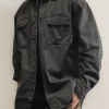  chemise de travail japonaise vintage délavée pour hommes, sergé de coton épais, manches longues, surdimensionnée, décontractée, haut de haute qualité