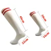 1 paire de chaussettes longues de sport en coton et spandex pour enfants, au dessus du genou, pour le football, le baseball, le hockey, les sports de plein air