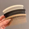 peigne à cheveux pour femmes, grande épingle à cheveux simple, frange, arrangement fixe, bandeau cassé, peigne pour tête arrière, accessoires pour cheveux