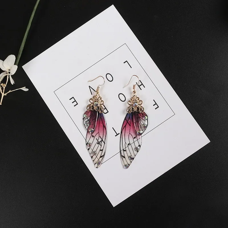 boucles d'oreilles ailes de papillon demon slayer, kimetsu no yaiba kochou shinobu, cosplay, bijoux d'oreille, accessoires, cadeaux pour filles boucles d'oreilles ailes de papillon demon slayer, kimetsu no yaiba kochou shinobu, cosplay, bijoux d'oreille, accessoires, cadeaux pour filles