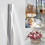 Papier d’emballage en plastique Transparent, 1 pièce, emballage cadeau, décorations de fête d&rsquo;anniversaire et de mariage, fournitures de réception-cadeau pour bébé pour enfants
