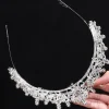 couronne de bar mitzvah couronne en cristal baroque bandeau de style coréen couronnes de prince en métal cerceau de cheveux en alliage diadèmes ronds bijoux de cheveux