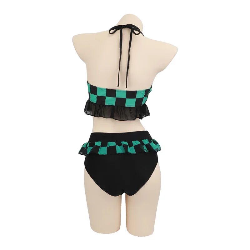 anime démon slayer maillot de bain bikini avec kimono couvrir femmes nezuko shinobu cosplay kimetsu no yaiba maillots de bain sexy maillot de bain anime démon slayer maillot de bain bikini avec kimono couvrir femmes nezuko shinobu cosplay kimetsu no yaiba maillots de bain sexy maillot de bain