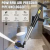 le déboucheur de toilettes peut nettoyer instantané le bloc d'égout, les toilettes et créer un drain universel des sols de cuisine avec pression d'air